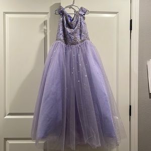 Girls pageant dress